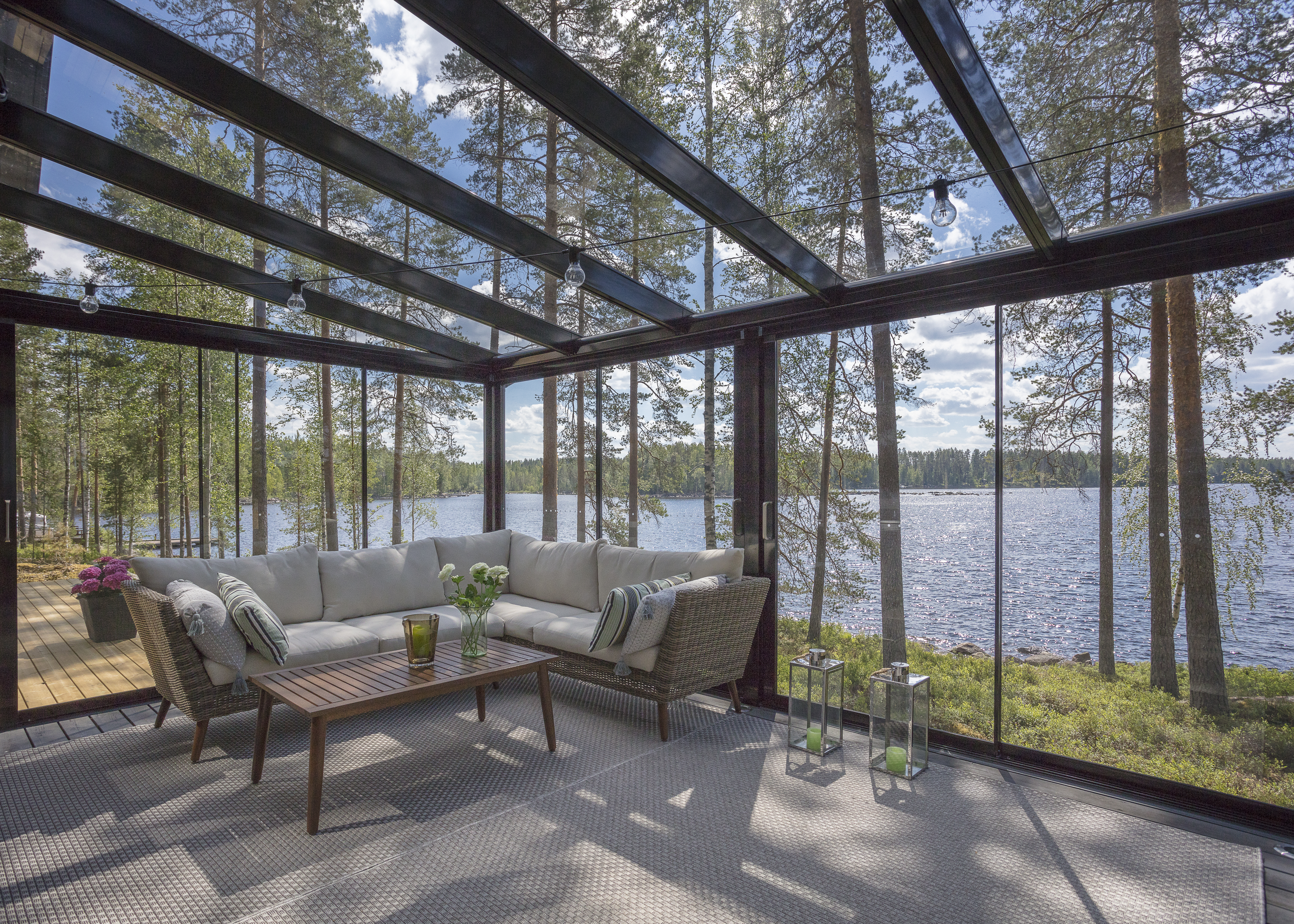 Zabudowa tarasu — system Lumon